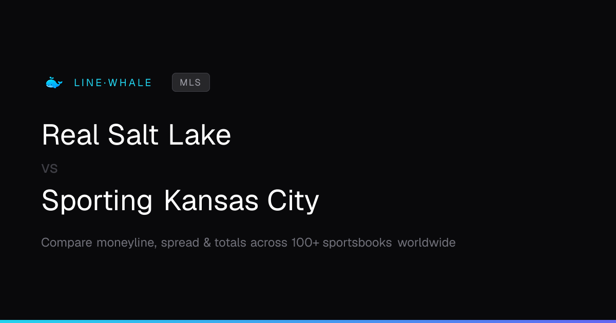 Real Salt Lake vs Sporting Kansas City Odds | MLS | Linewhale