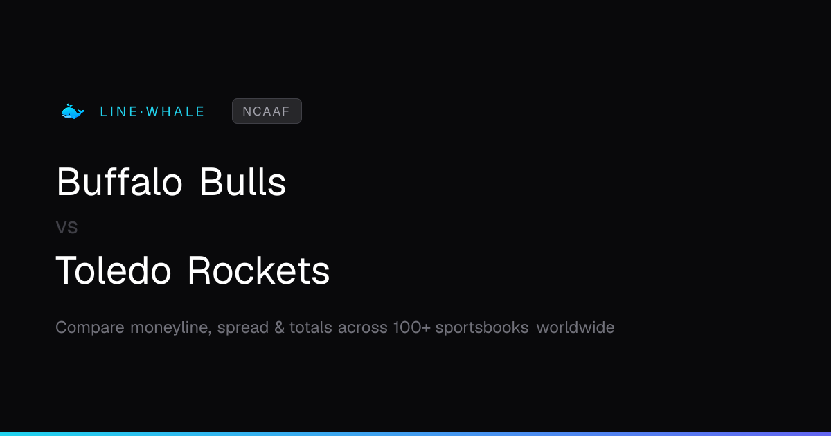 Buffalo Bulls vs Toledo Rockets Odds | NCAAF | Linewhale