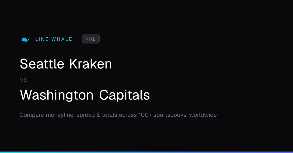 Seattle Kraken vs Washington Capitals Odds | NHL | Linewhale