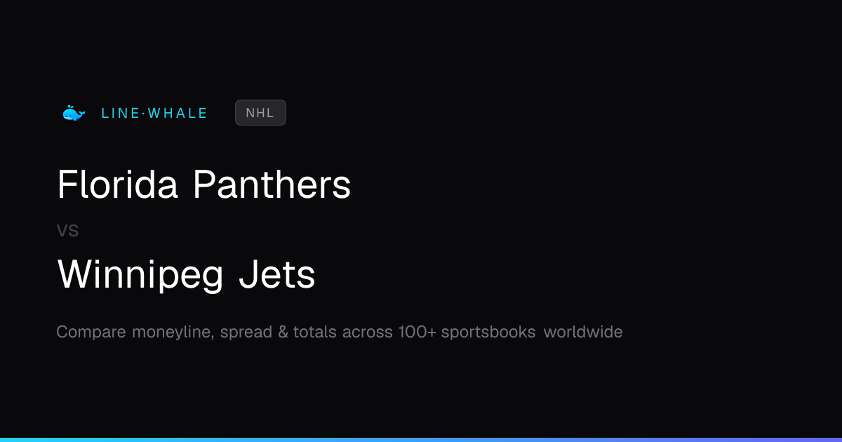 Florida Panthers vs Winnipeg Jets Odds | NHL | Linewhale